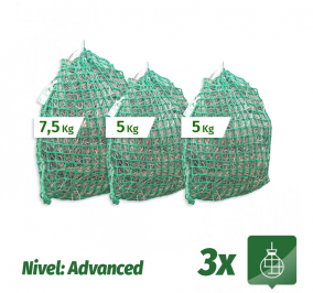 PACK 3 SACOS SLOW FEEDER NIVEL ADVANCED (7,5KG + 5KG + 5KG)
